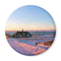 University of Greenland by Ozborne Whilliamsson Fridge Magnets