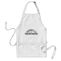 University of Procrastination aprons