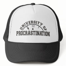 University of Procrastination hats
