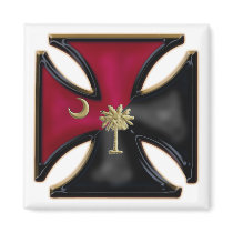 University Of South Carolina Iron Cross magnets by ouroboroso University Of South Carolina Iron Cross magnets