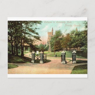 University Park, Toronto Canada 1907 Vintage postcard
