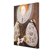 Unknown Girl, aged 20, 1587 Gallery Wrapped Canvas