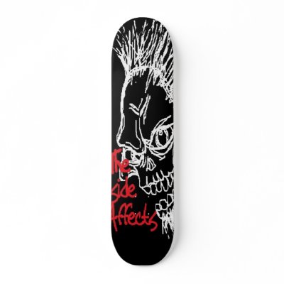 unknown ink.thesideaffects skateboards by sk8chick25