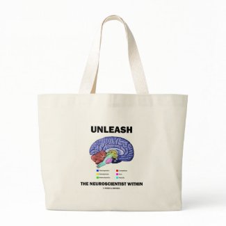 Unleash The Neuroscientist Within (Brain Anatomy) bag
