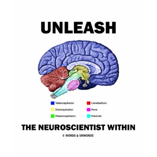 Unleash The Neuroscientist Within (Brain Anatomy) shirt