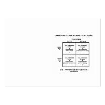 Unleash Your Statistical Self (Bell Curve Humor) Business Card Templates