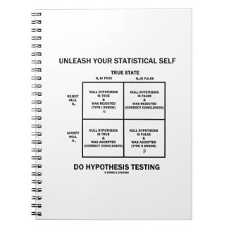 Unleash Your Statistical Self Hypothesis Testing Spiral Notebooks