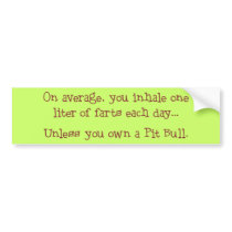 Unless You Own a Pit Bull bumper stickers by HardtGraphicArdts Unless You Own a Pit Bull bumper stickers