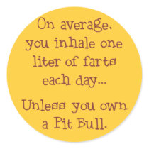 Unless You Own a Pit Bull stickers