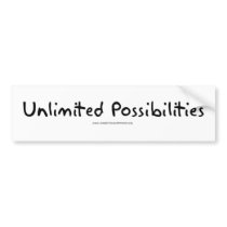 Unlimited Possibilities bumper stickers by Disabilities Unlimited Possibilities bumper stickers