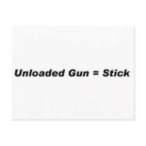 Unloaded Gun postcards by scooterfun Unloaded Gun postcards