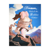 "Unlock the Goddess Within" postcards by LadyDenise "Unlock the Goddess Within" postcards