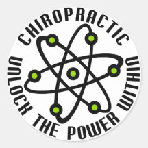 Unlock The Power Within Round Stickers