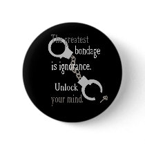 Unlock Your Mind (black) Button