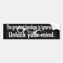Unlock Your Mind Bumper Sticker