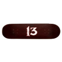 UNLUCKY 13! skateboards by psychokiller138 UNLUCKY 13! skateboards