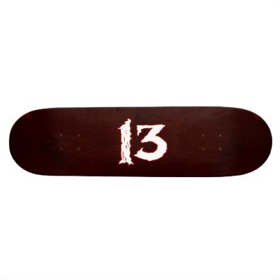UNLUCKY 13! SKATE BOARDS by psychokiller138