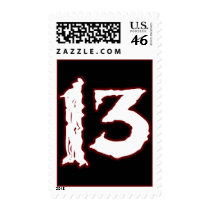 UNLUCKY NUMBER 13! postage by psychokiller138 UNLUCKY NUMBER 13! postage