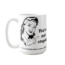 Unlucky Thinker Funny Mug mugs