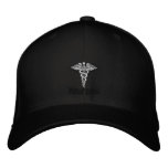 UNM SOM Hat Blk on Blk Front Baseball Cap