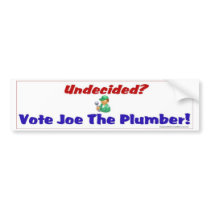 UnNdecided? bumper stickers