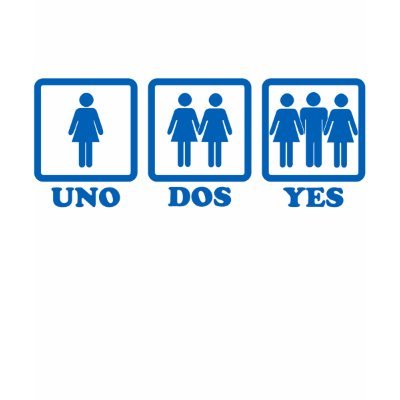 Uno Dos Yes T Shirt by kinkyneighbors