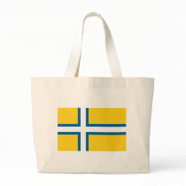 Unofficial Flag of West Sweden bags by FlagTshirts Unofficial Flag of West Sweden bags