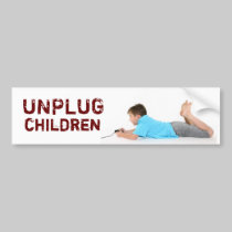 unplug bumper stickers