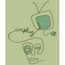 Unplug Yourself! t-shirts by Amshadotorg Unplug Yourself! t-shirts