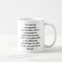 unpragmatic prevaricator mugs