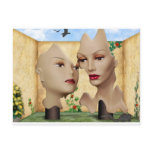 Unreal Garden 8 Pk. Postcard