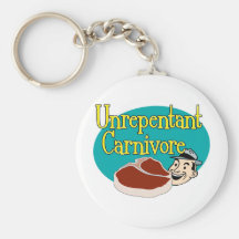 Unrepentant Carnivore Key Chains