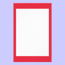 Unripe Cherry Border Stationery stationery