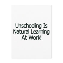 Unschooling postcards by goldnsun Unschooling postcards