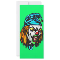 Unscrupulous Evil Clown Rack Cards