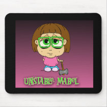 Unstable Mabel mousepads by cimmerrian Unstable Mabel mousepads