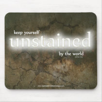 Unstained Christian sexual purity mousepad