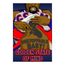 "Unstoppable Baby!" Tattoo Poster posters by goldenstateofmind "Unstoppable Baby!" Tattoo Poster posters