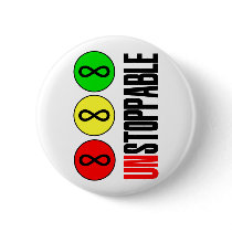 Unstoppable Infinity Stop Sign Pin