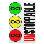 Unstoppable Infinity Stop Sign Custom Stationery