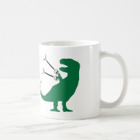 Unstoppable T-Rex Classic White Coffee Mug