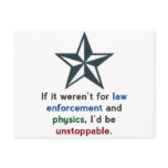 Unstoppable with Star Post Card