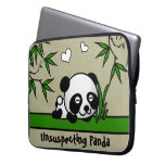 Unsuspecting Panda Laptop Sleeves