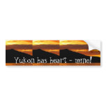 untain Silhouette Bumper Sticker
