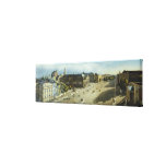 Unter den Linden from the Armoury, c.1855 Stretched Canvas Print