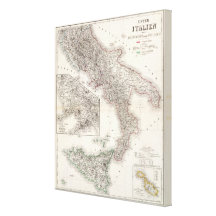 Unter Italien, beider Sicilien - Naples Region Canvas Prints