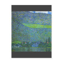 Unterach at the Attersee by Gustav Klimt Postcard