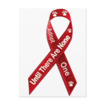 Until There Are None, Adopt One postcards by quatrosales Until There Are None, Adopt One postcards