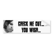Untitled Bumper Sticker bumper stickers
