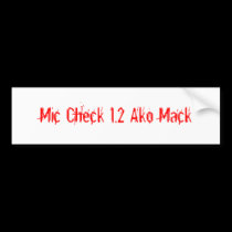 Untitled Bumper Sticker bumper stickers